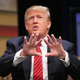 Republican presidential hopeful Donald Trump fields questions at the Family Leadership Summit at Stephens Auditorium July 18, 2015, in Ames, Iowa.
Scott Olson/Getty Images